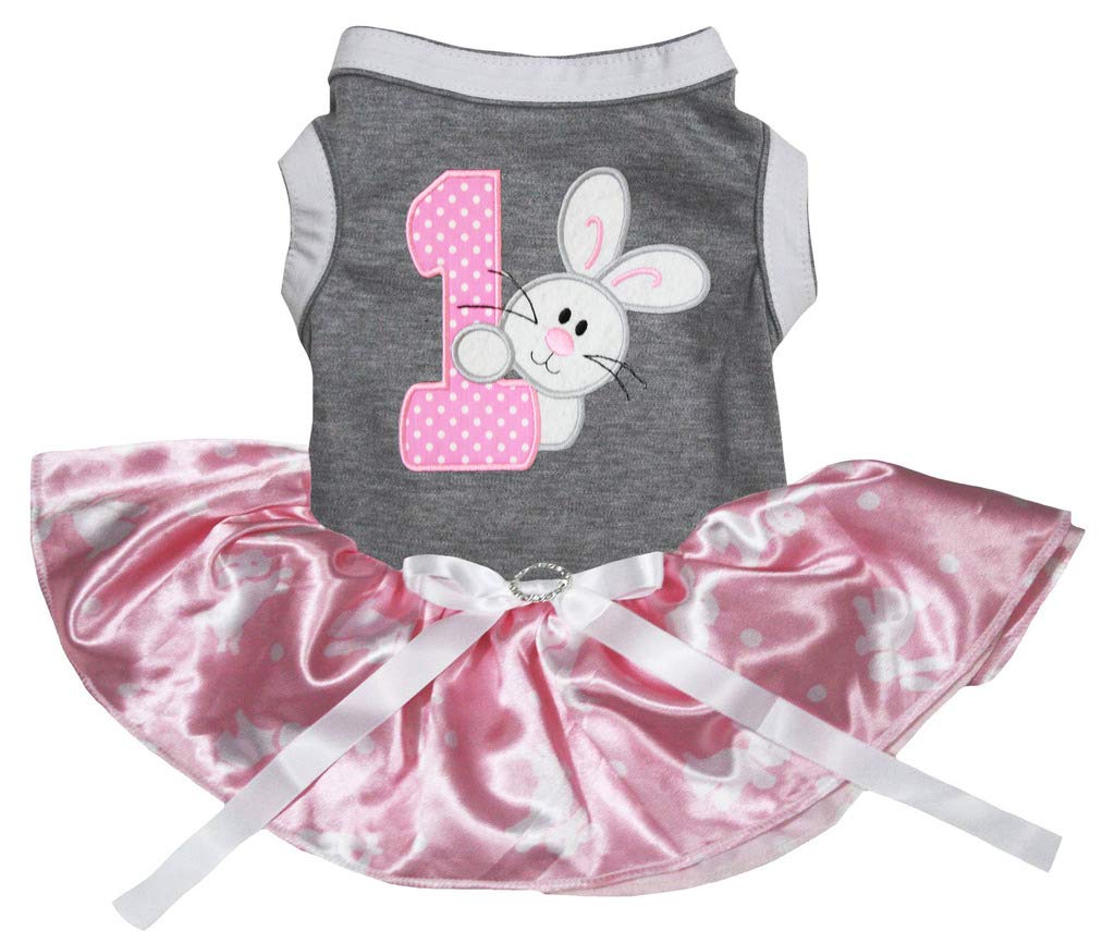 Chemise lapin rose tutu pour chiot facile à enfiler et très confortable