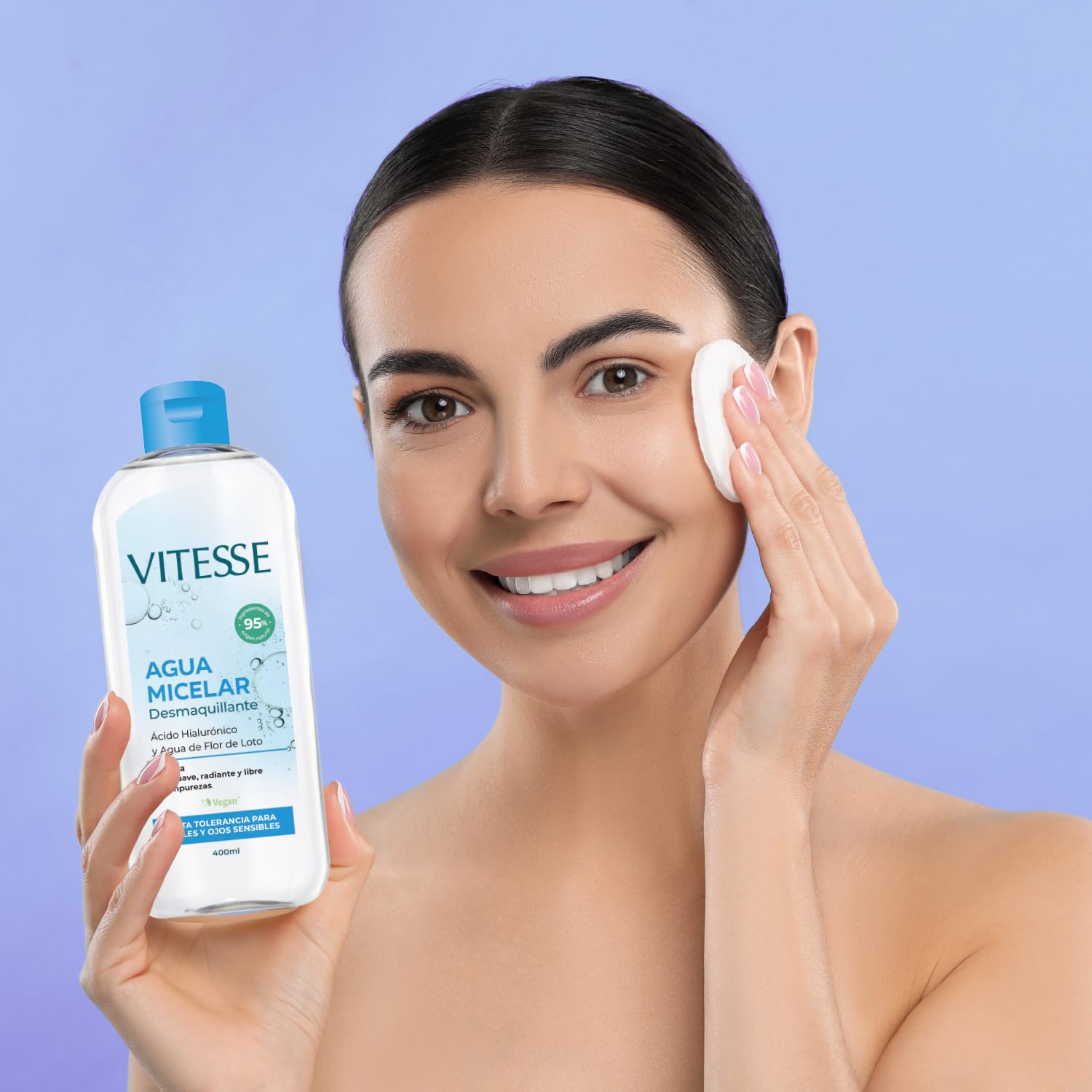 Vitesse Agua Micelar Desmaquillante con Ácido Hialurónico 400 ml