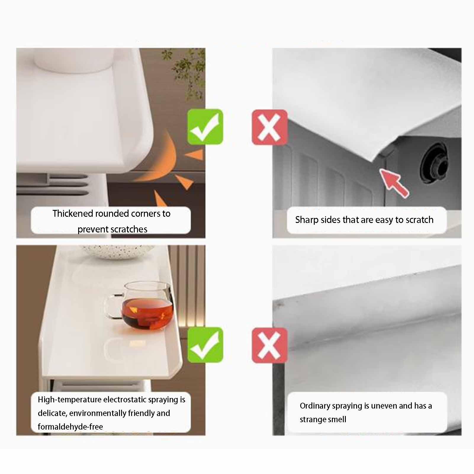 Supporto salvaspazio in alluminio per radiatore, senza trapano, per decorare la casa e l'ufficio, facile da installare per oggetti detive e Functal Solut