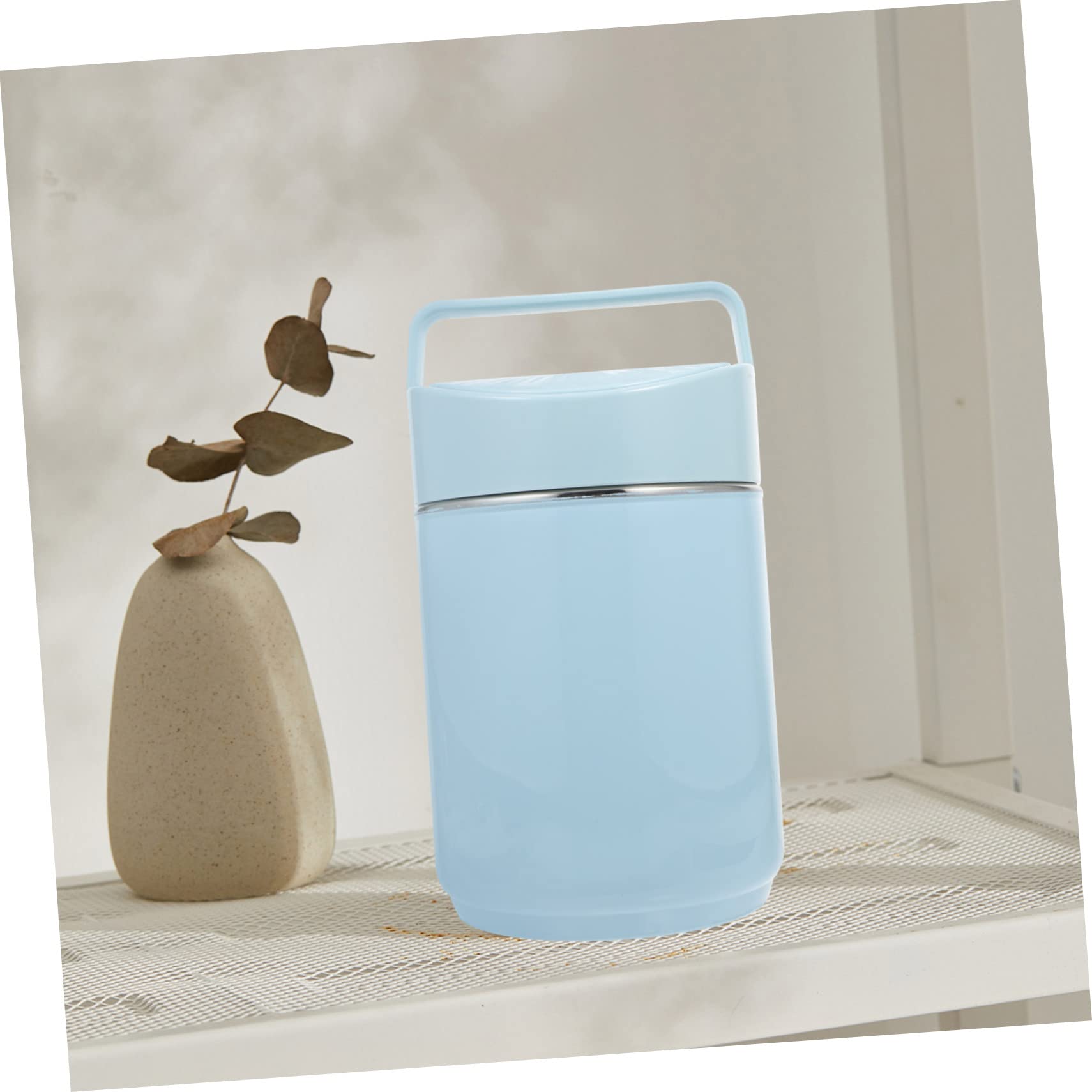 Contenitore Pranzo Termico Impilabile in Acciaio Inox 2l Blu