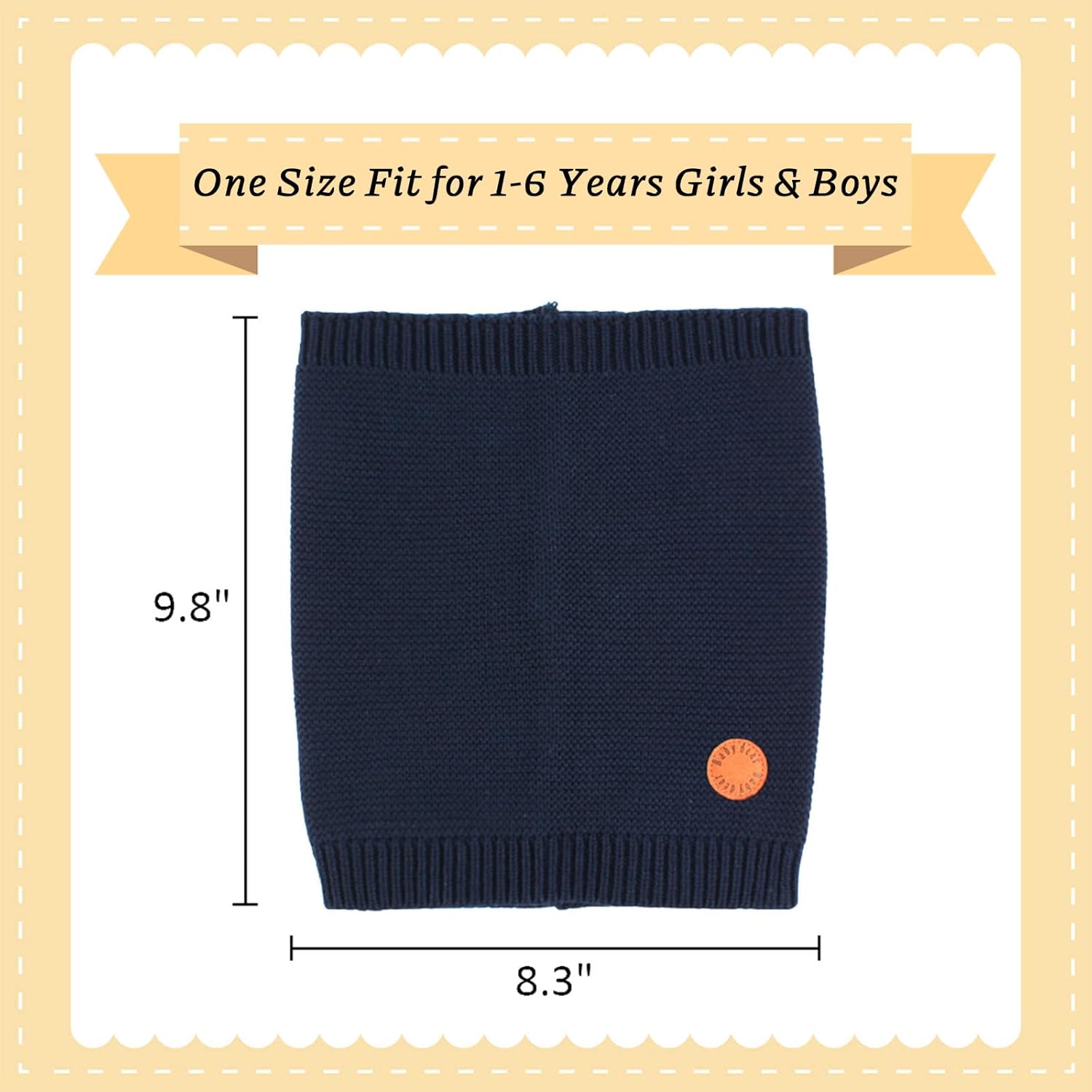 Winter Baby Boys Scarf Cotton Girls Neck Warmer Autumn Warm Knitted Scarves for Toddler Kids - Image 6