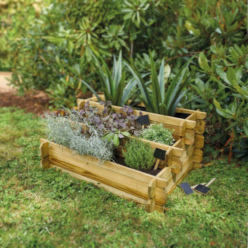 Carré Potager en Bois traité Angelic - 137 L - Cerland