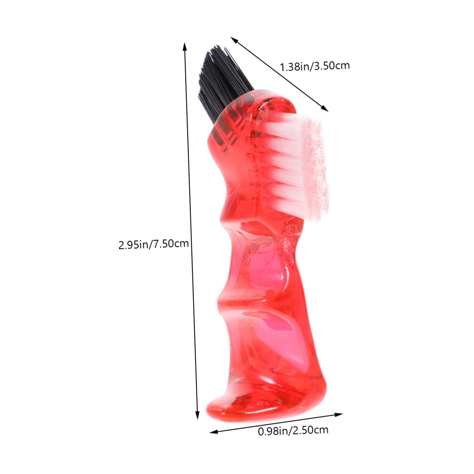 4 Set Spazzolini Dentali Doppi Per Dentiera Compatti E Pratici Colori Vivaci Per Uso 4 Pezzi * 4