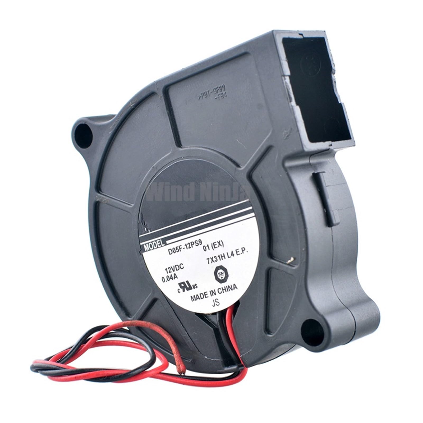 JJKKOZVQF D05F-12PS9 5cm 50mm blower fan 50x50x15mm DC12V 0.04A 2800rpm centrifugal fan cooling fan