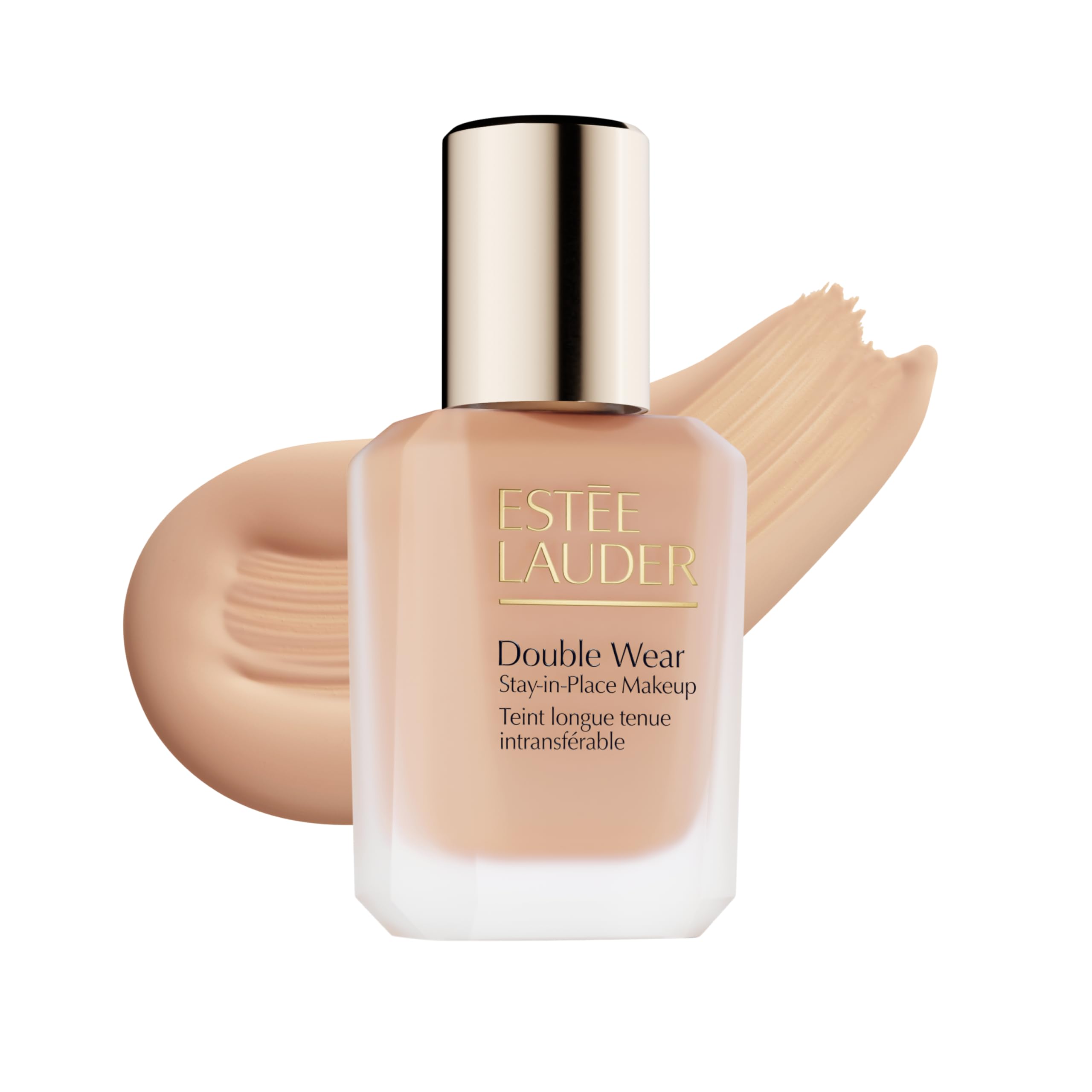 Estée Lauder Double Wear Stay-in-Place Foundation Makeup | 36-Hour Long-Wear Oil-Free Liquid Matte Foundation | Hydrating, Breathable, Buildable | New Formula, 1 Fl Oz, 2W0 Warm Vanilla