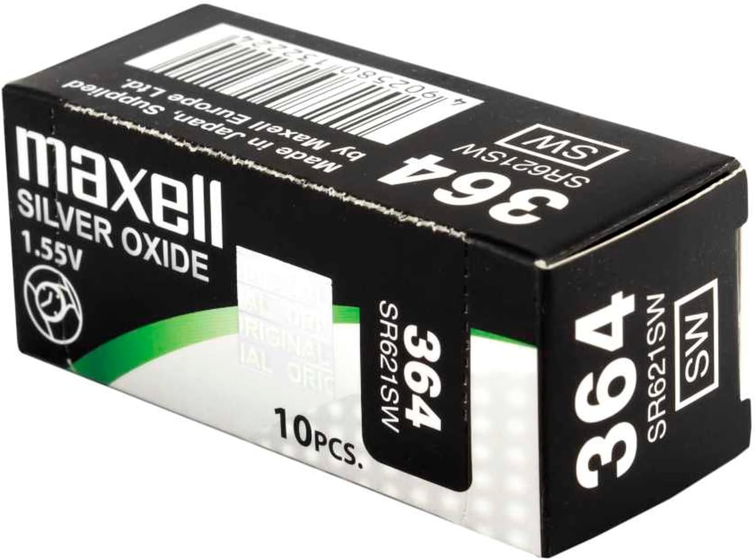Maxell BATTERY SR621SW SR COIN [364] BLISTER*1 MXBSR621