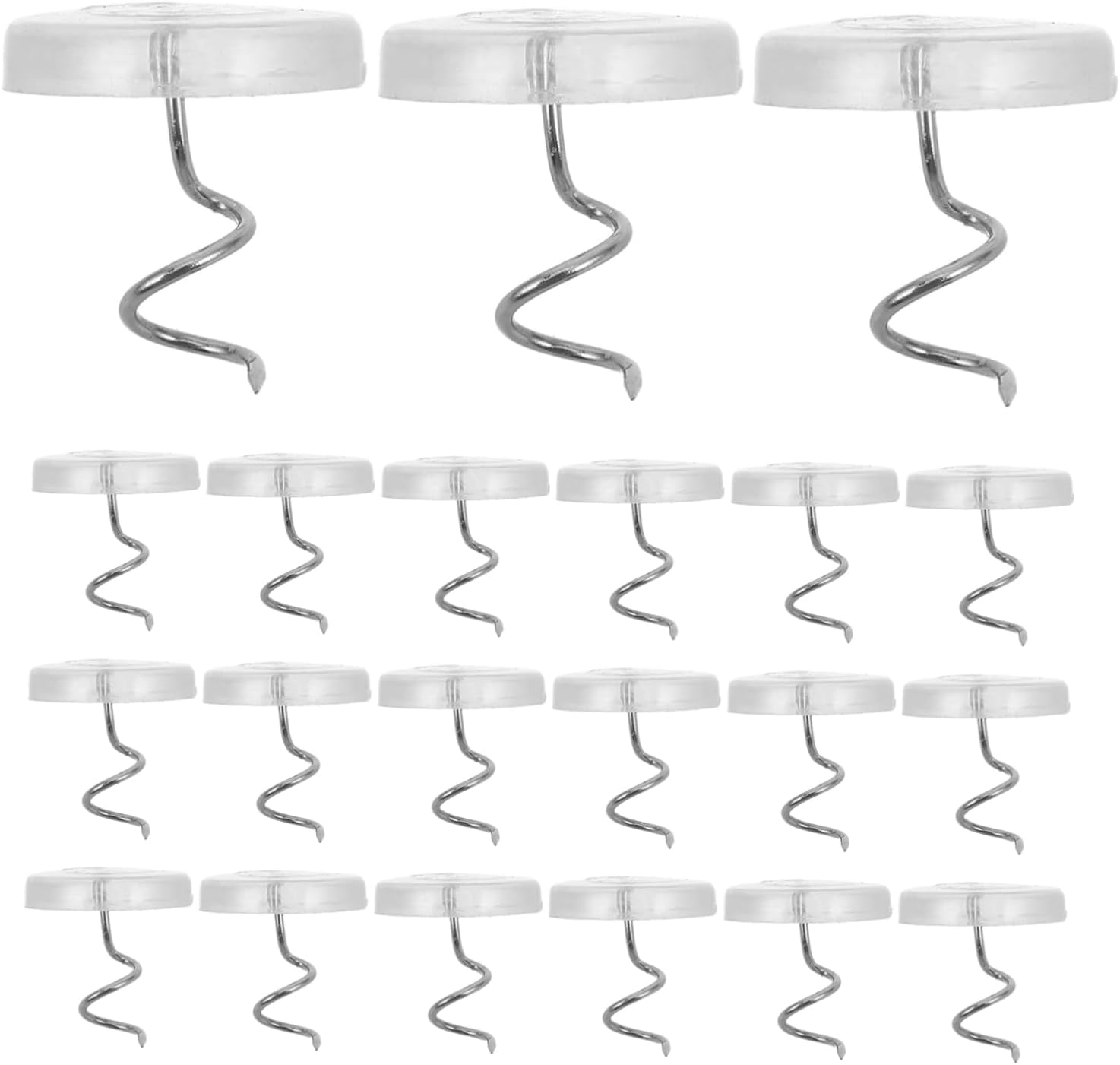 100 Pack Upholstery Pins Sofa Pins Twist for Quilt Covers Furniture Covers Fixing Bed Skirts Tacks Fasteners
