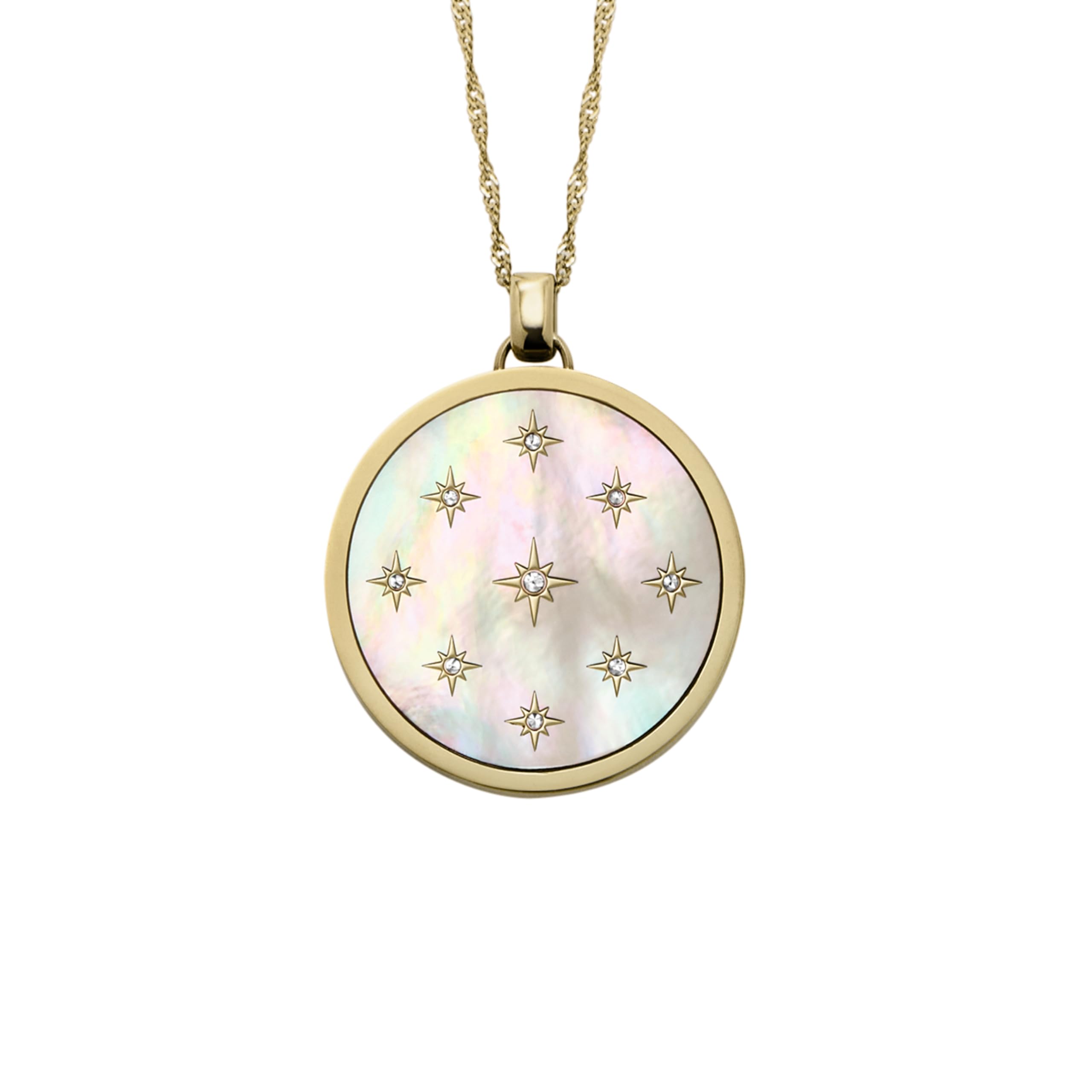 Fossil Locket Necklace for Women