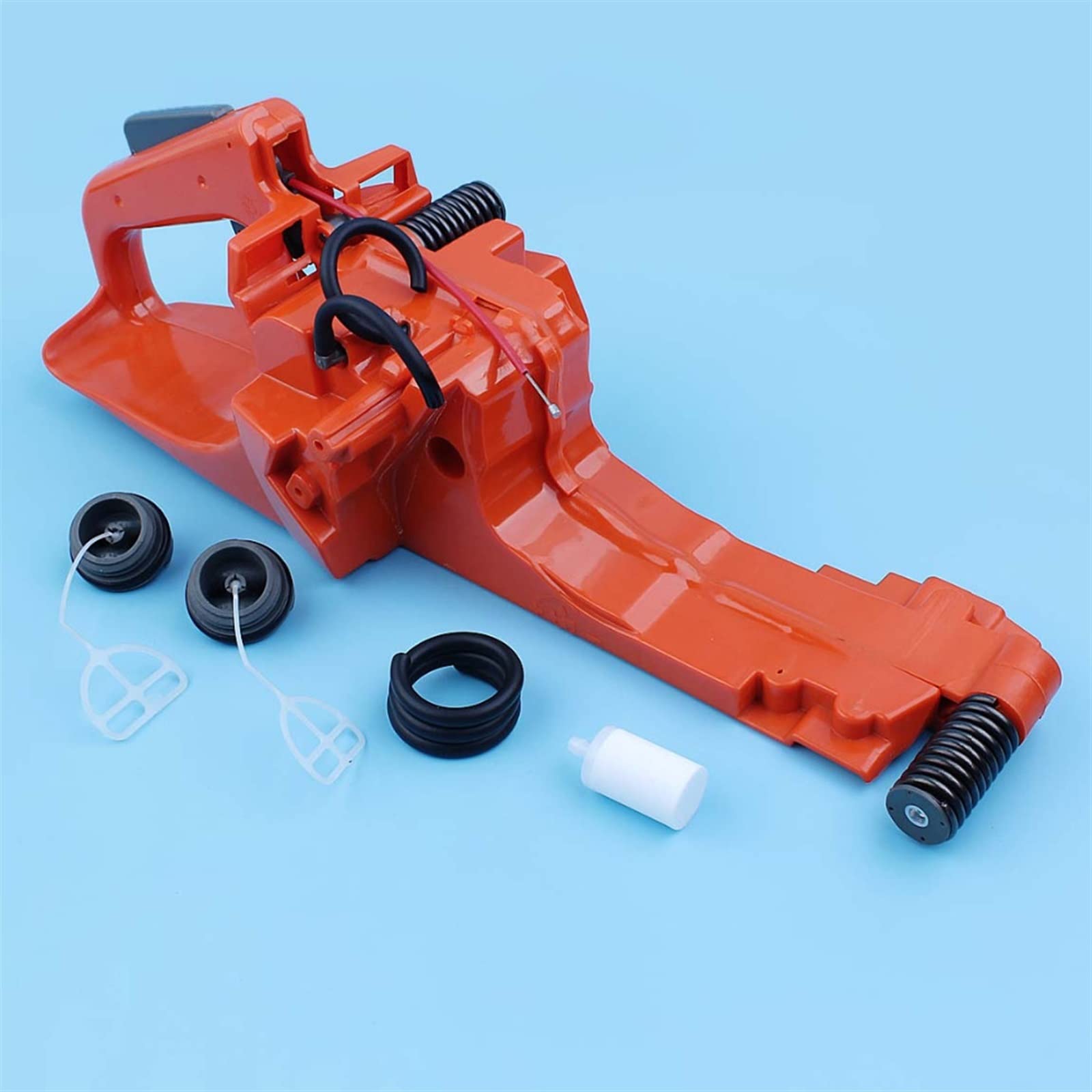 IWBR Kit de línea de Filtro de Tapa de Montaje de manija Trasera de Tanque de Combustible de Gas Apto for Husqvarna 362 365 371 372 372XP repuestos de Motosierra