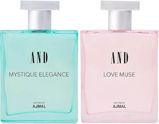 AND Mystique Elegance & Love Muse Pack of 2 Eau De Parfum 100ML each for Women Crafted by Ajmal
