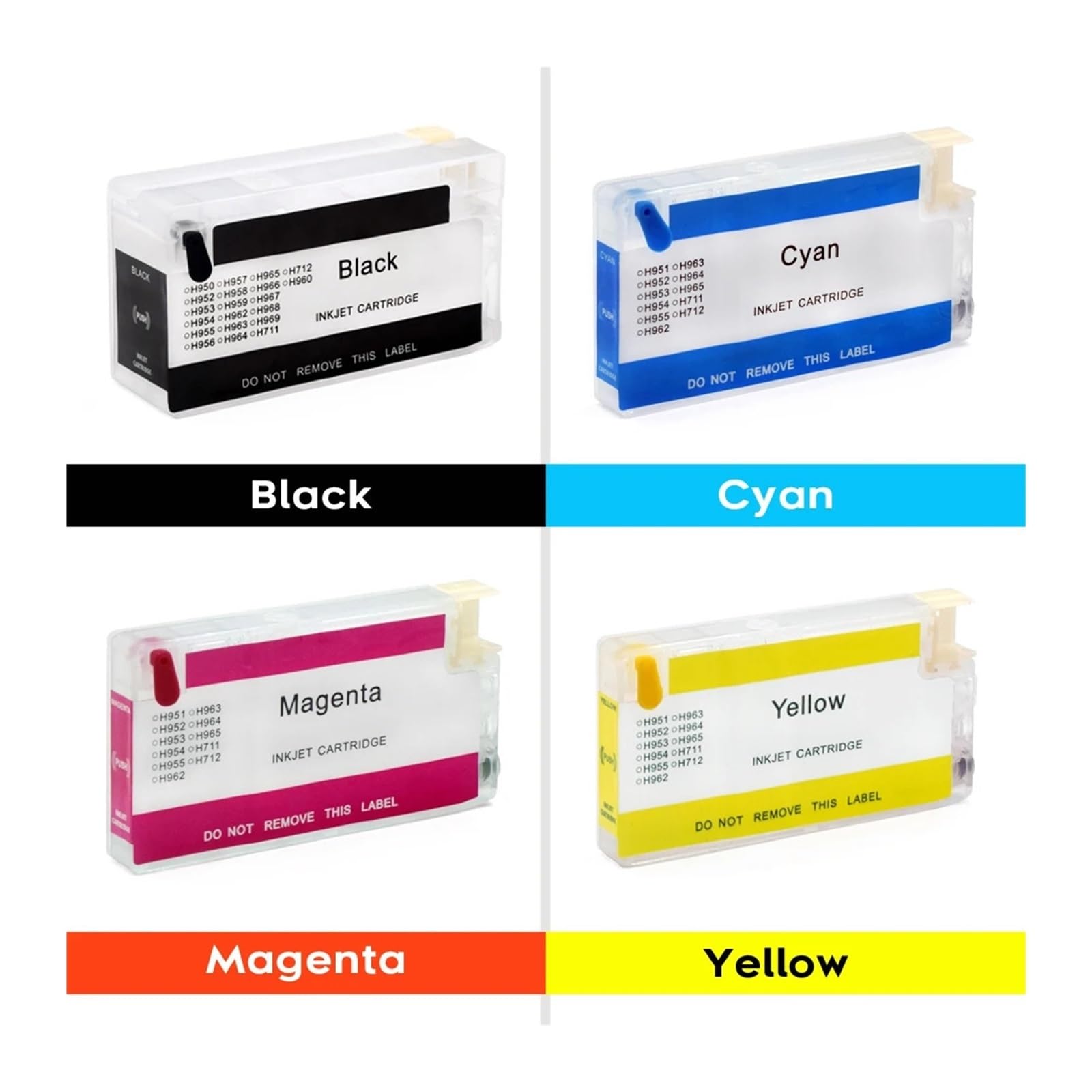 Cartucho Recargable 95U 95X 952 953 Compatible con HP