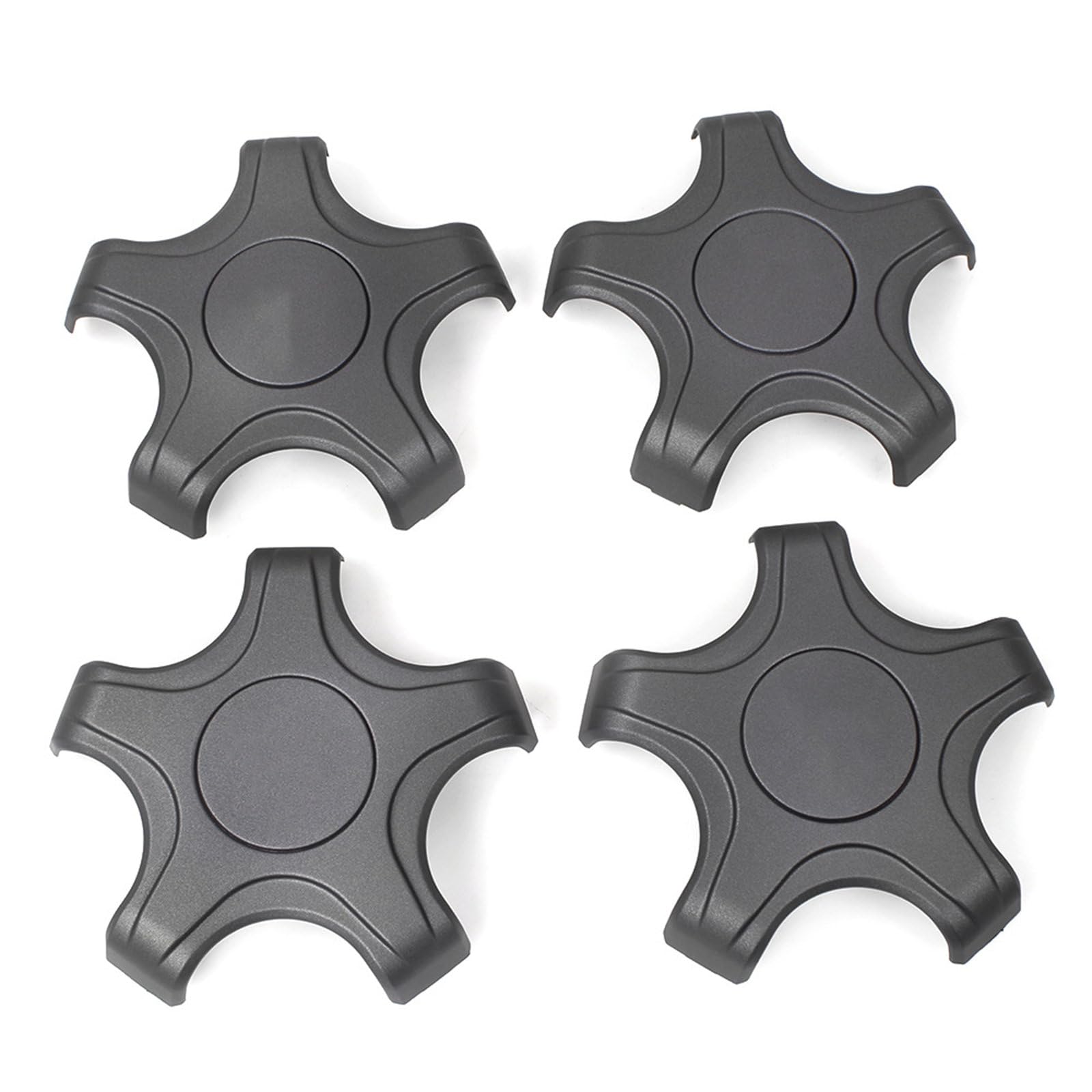 Cache-moyeux roue voiture en plastique solide x4 - 8