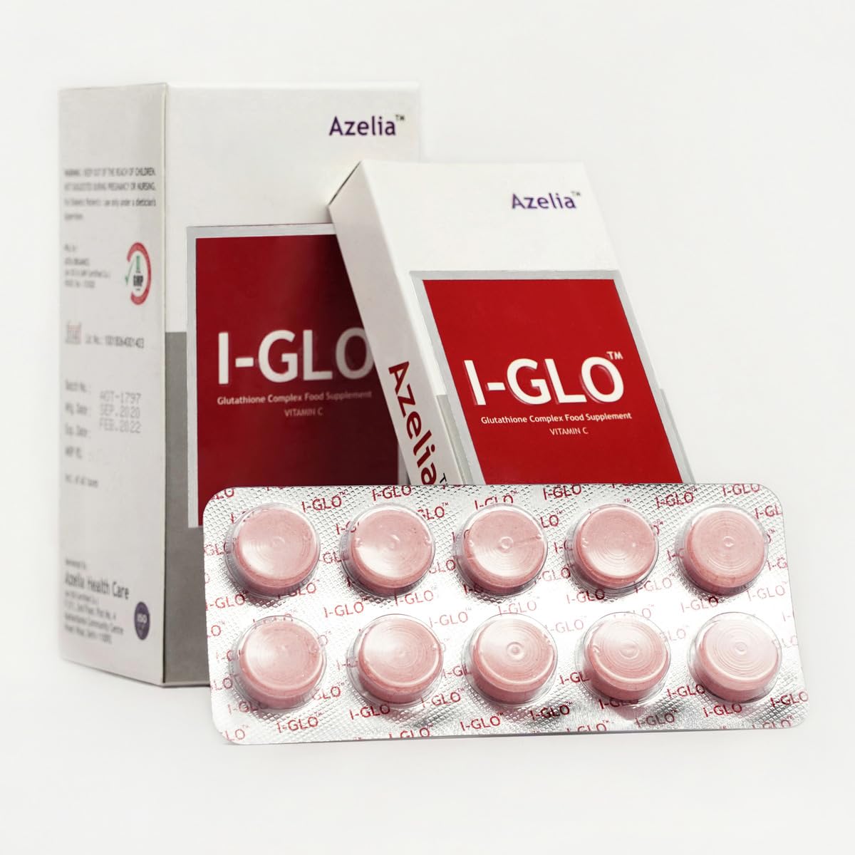 i glo glutathione tablets Buy Azelia I-Glo Glutathione Vitamin C Complex Food Supplement Tablet  Online at Best Price main image 0
