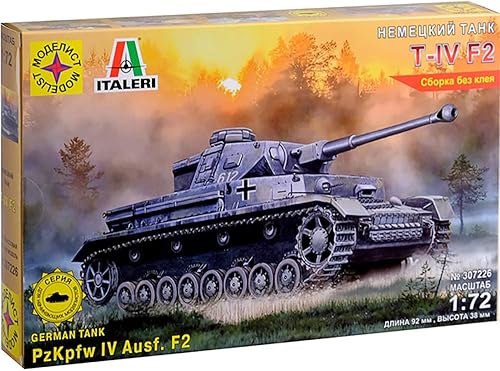 Miniatura 3 de Panzer 4 - Kit de modelos de tanque alemán a escala 172  Pz Kpfw IV Ausf F2 Kits de modelos militares  Pz 4 WW2 Kit de construcción de tanques con