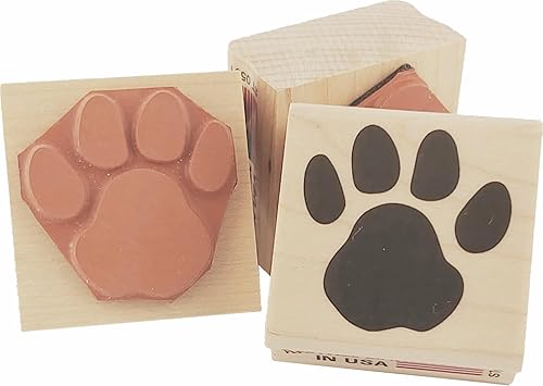 Miniatura 8 de Stamps by Impression Sello de goma con estampado de pata - 1.25" Impresión