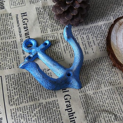 Maritime-Decoration-Wardrobe-Antique-Cast-Iron-Wall-Hooks-Coat-Hooks-Anchor-Double-Hooks-Wall-Coat-Rack-Vintage-Garden-Hooks-3-Pack Maritime Decoration Wardrobe Antique Cast Iron Wall Hooks Coat Hooks Anchor Double Hooks Wall Coat Rack Vintage Garden Hooks 3 Pack