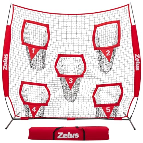 ZELUS filet entraînement football 8x8ft équipement quarterback