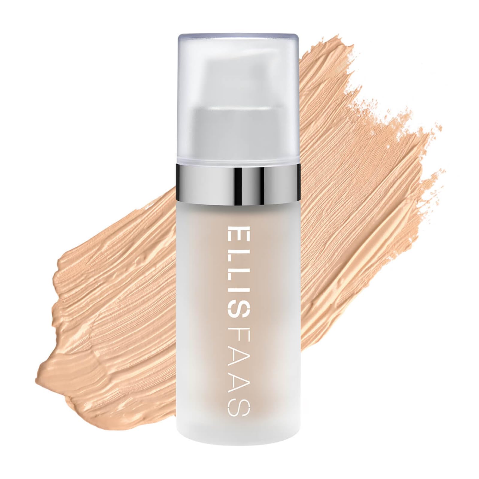 Ellis Faas Skin Veil Foundation Moisturizing Creamy Texture Blurs Fine Lines Wrinkles with Squalane Hyaluronic Acid Natural Finish