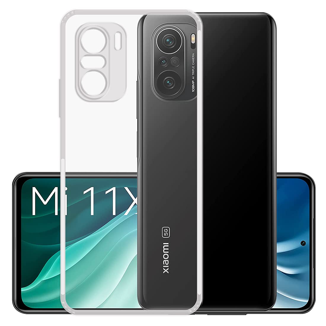 Amazon Brand - Solimo Silicone Anti Dust Plug Mobile Cover (Soft & Flexible Back Case) For Mi 11X / Mi 11X Pro / Mi Poco F3 (Transparent) (B098PGW3DK) Amazon Price History, Amazon Price Tracker