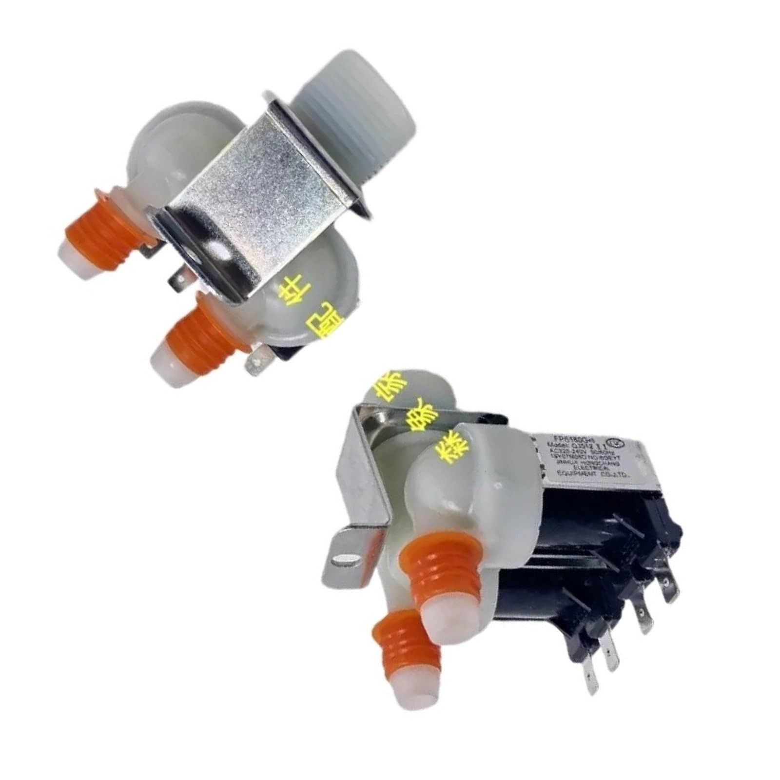 Válvula Solenoide De Entrada De Agua De Doble Entrada AC220V Adecuada for Lavadora Sharp FPS180G45 Válvula De Agua for Lavadora