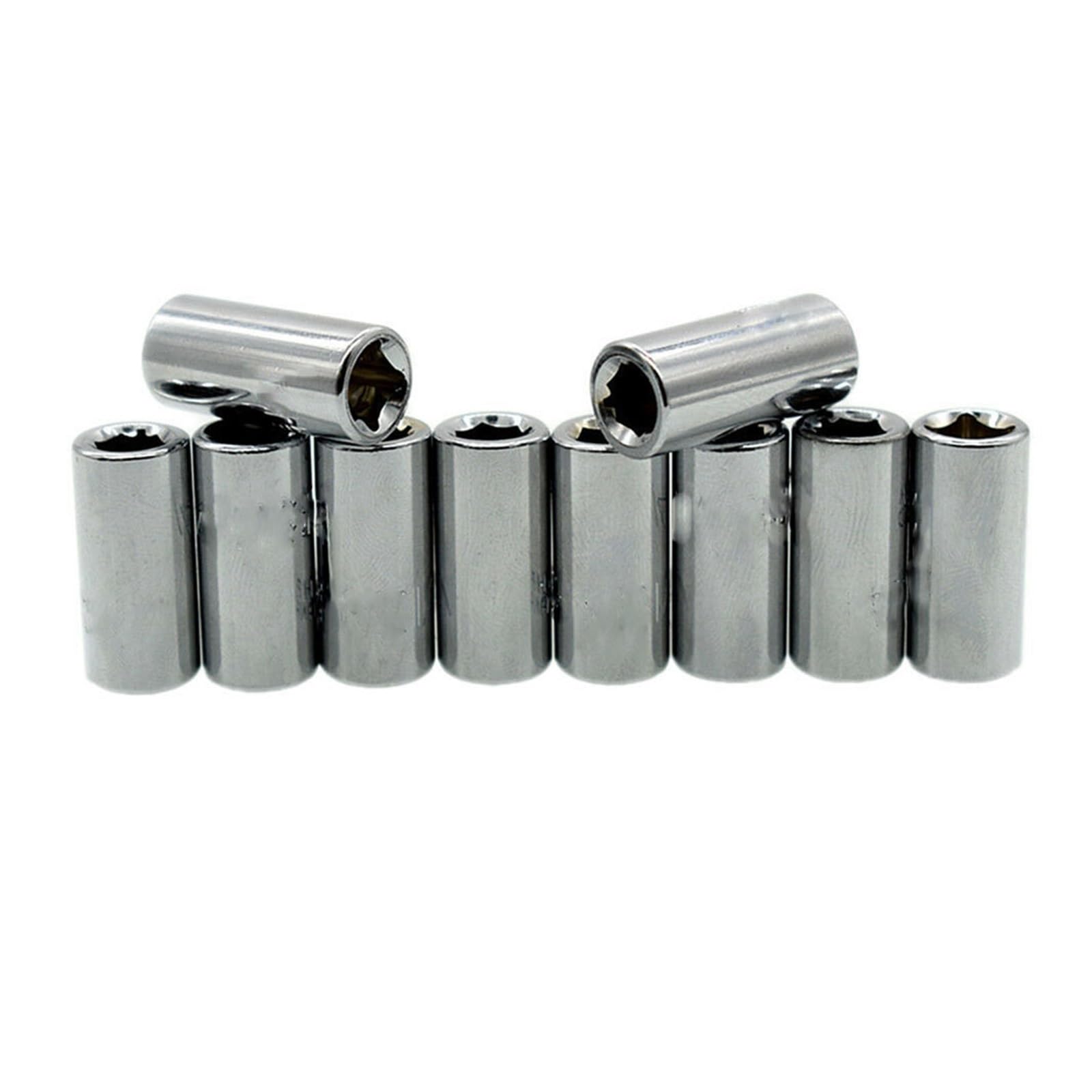 10pc 1/4 Pollici Quadrato Drive a 1/4 Pollici Codolo Esagonale convertitore di Punte a sgancio rapido Supporto for cacciavite Adattatore di conversione Presa a Impatto Socket Sockets