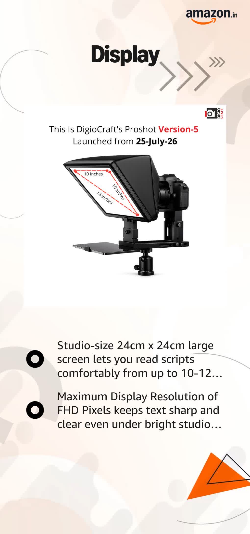 Globalization Amazon Watch DigioCraft Proshot V5 on Amazon Live