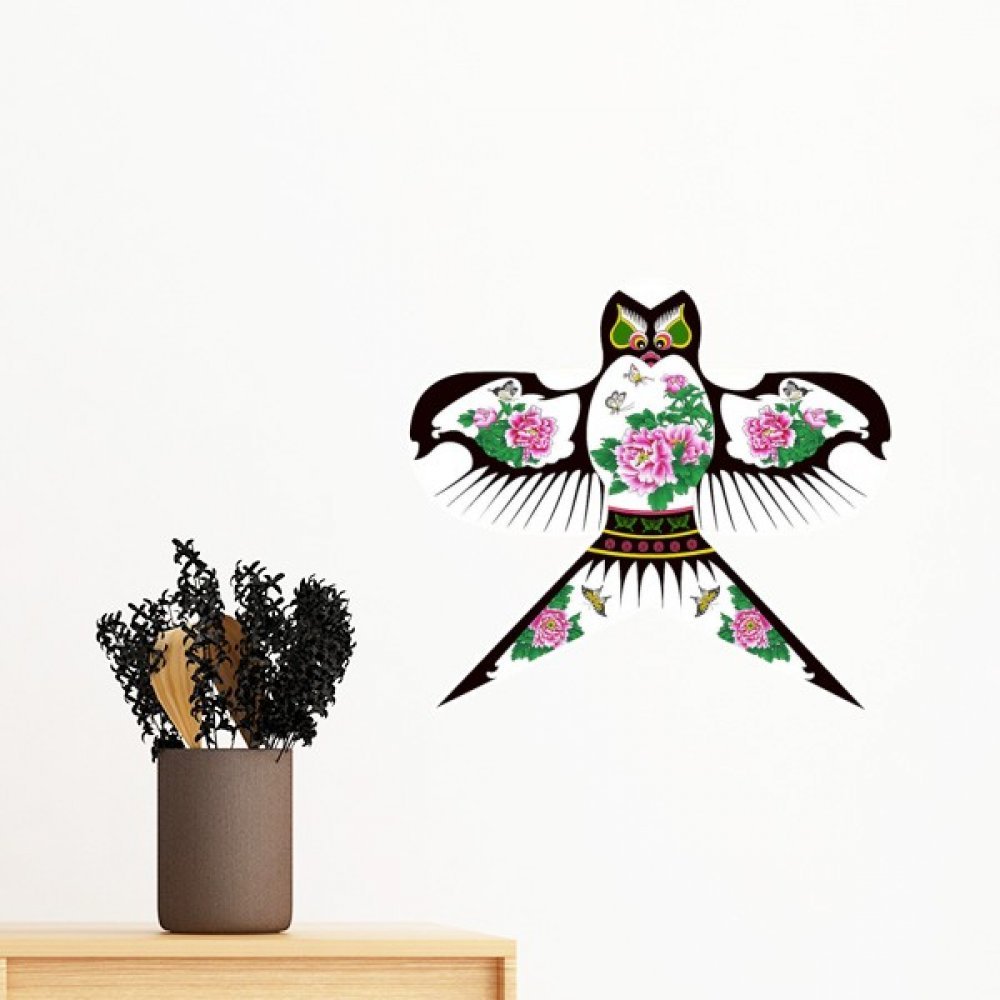 Culture Chinoise Traditionnelle Cerf-Volant Décor Vinyle Amovible DIY 40Cm