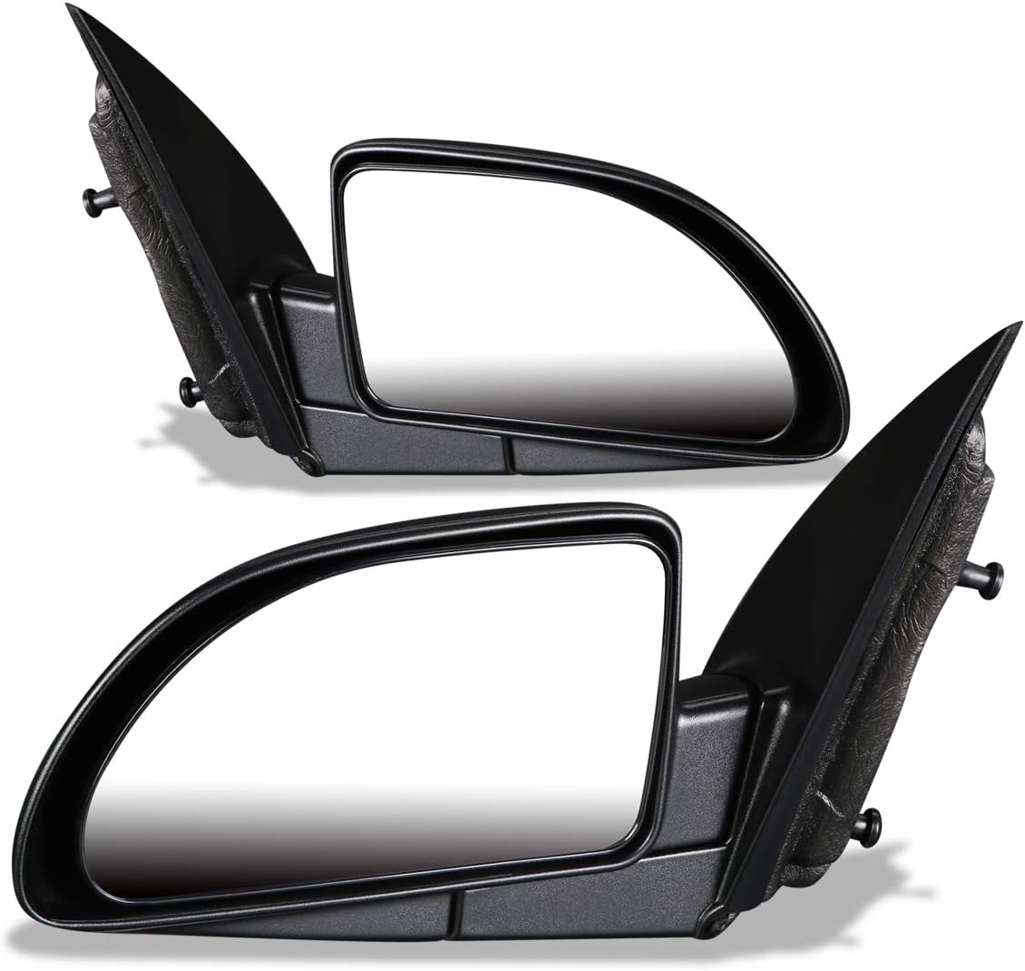 Auto Dynasty GM1320271 GM1321271 Pair OE Style Manual Side View Door Mirror Compatible with Saturn Vue 02-04