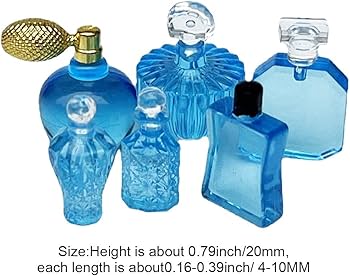 ミニチュア香水瓶 ゆめかわブルー Amazon.co.jp: ミニ ドールハウス 香水瓶 シミュレーション