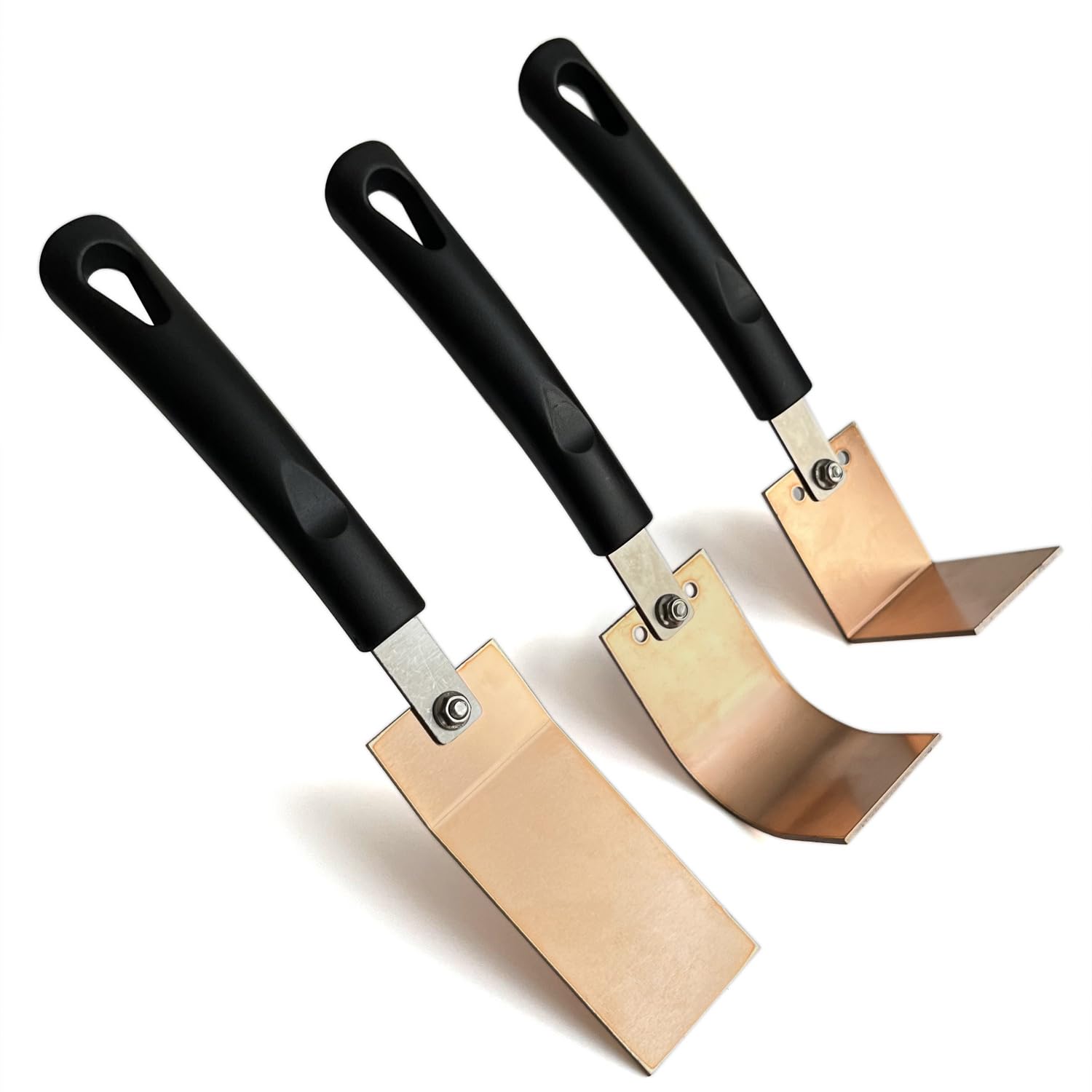 Copper Spoon Welder Backer Tools Welders Helper MIG Spot Welding Equipment with 3 Plate Set, Flat/Angle/Curved Copper Paddle Backer