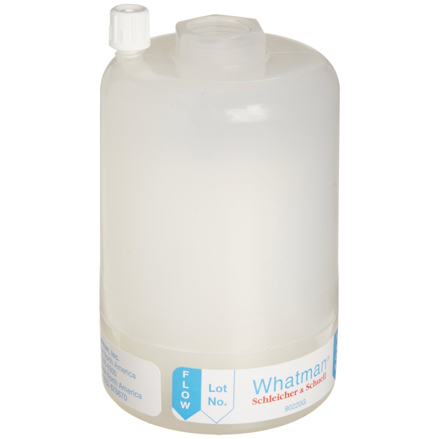 Whatman 2802T Polycap TF 150 PTFE Membrane Capsule Filter with FNPT Inlet and Outlet, 60 psi Maximum Pressure, 0.2 Micron (Pack of 5)