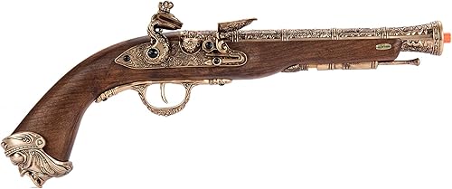Miniatura 2 de Lancer Tactical HFC Flintlock Pirate CO2 Pistola Airsoft Oro