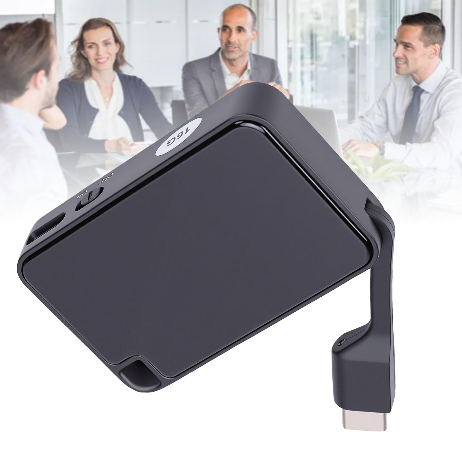 Luocute Grabadora de Voz Digital con Cancelación de Ruido, Memoria de 16 GB for Conferencias
