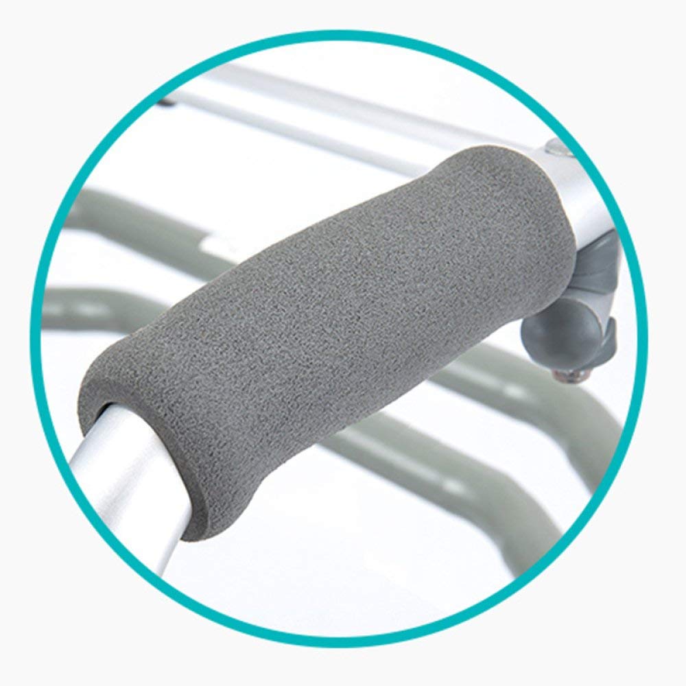 Andador para Personas Mayores, Regulable En Altura Sin Ruedas, Andador Plegable Y Ligero De Aluminio para Ancianos Y Adultos