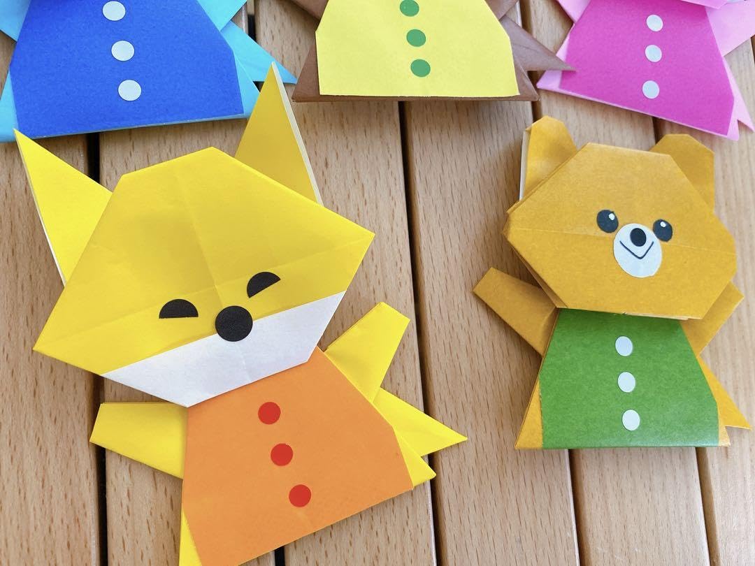 折り紙.うさぎの壁面飾り【専用ページです】 折り紙1枚】おしゃれうさぎの折り方｜How to fold Fashionable