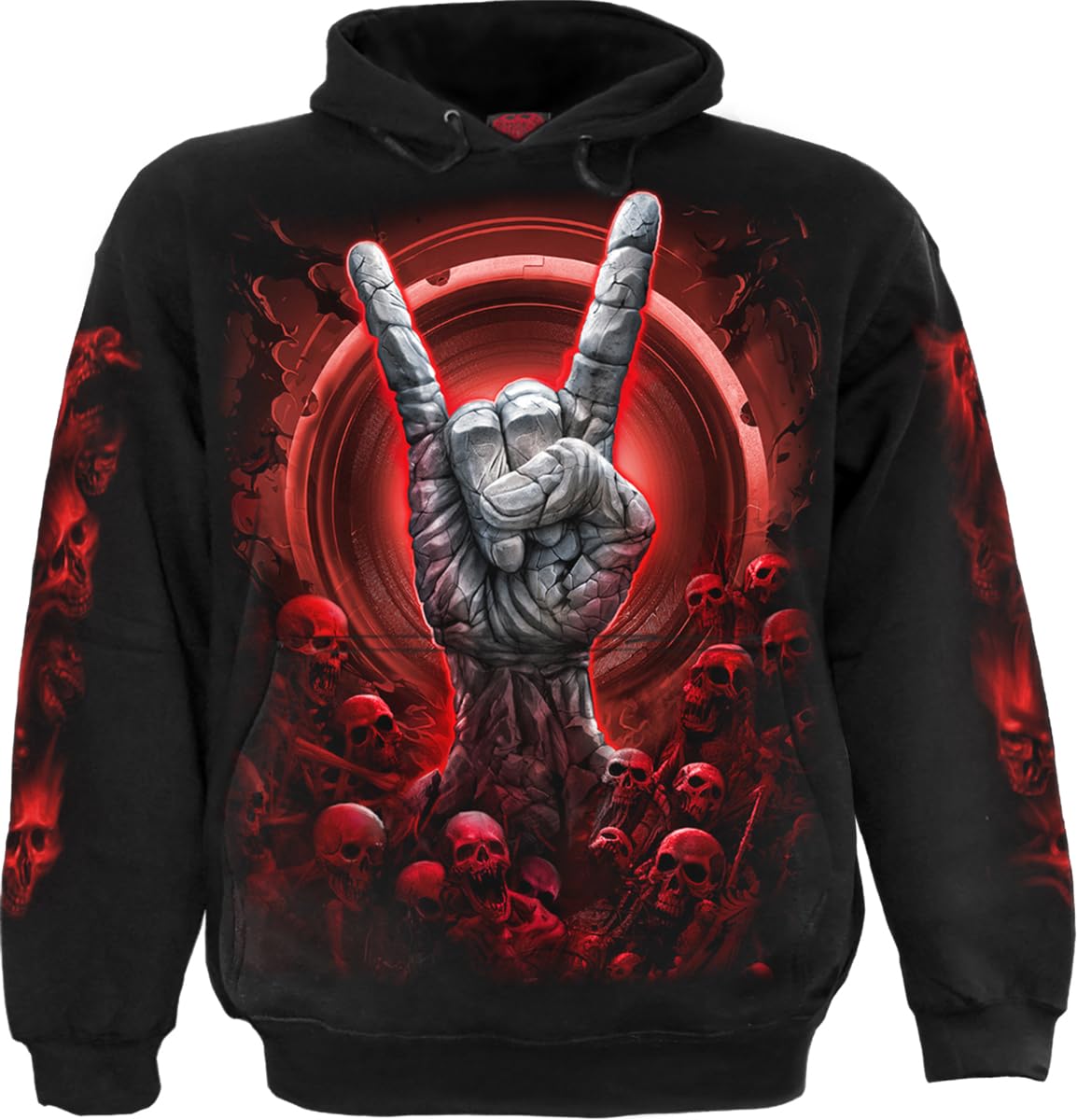 Spiral Unisex Black - Tomb Of Rock - Hoody - L
