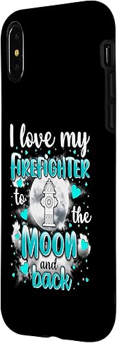 Miniatura 8 de iPhone 13 Firefighter Wife I love my husband to the moon and back Case
