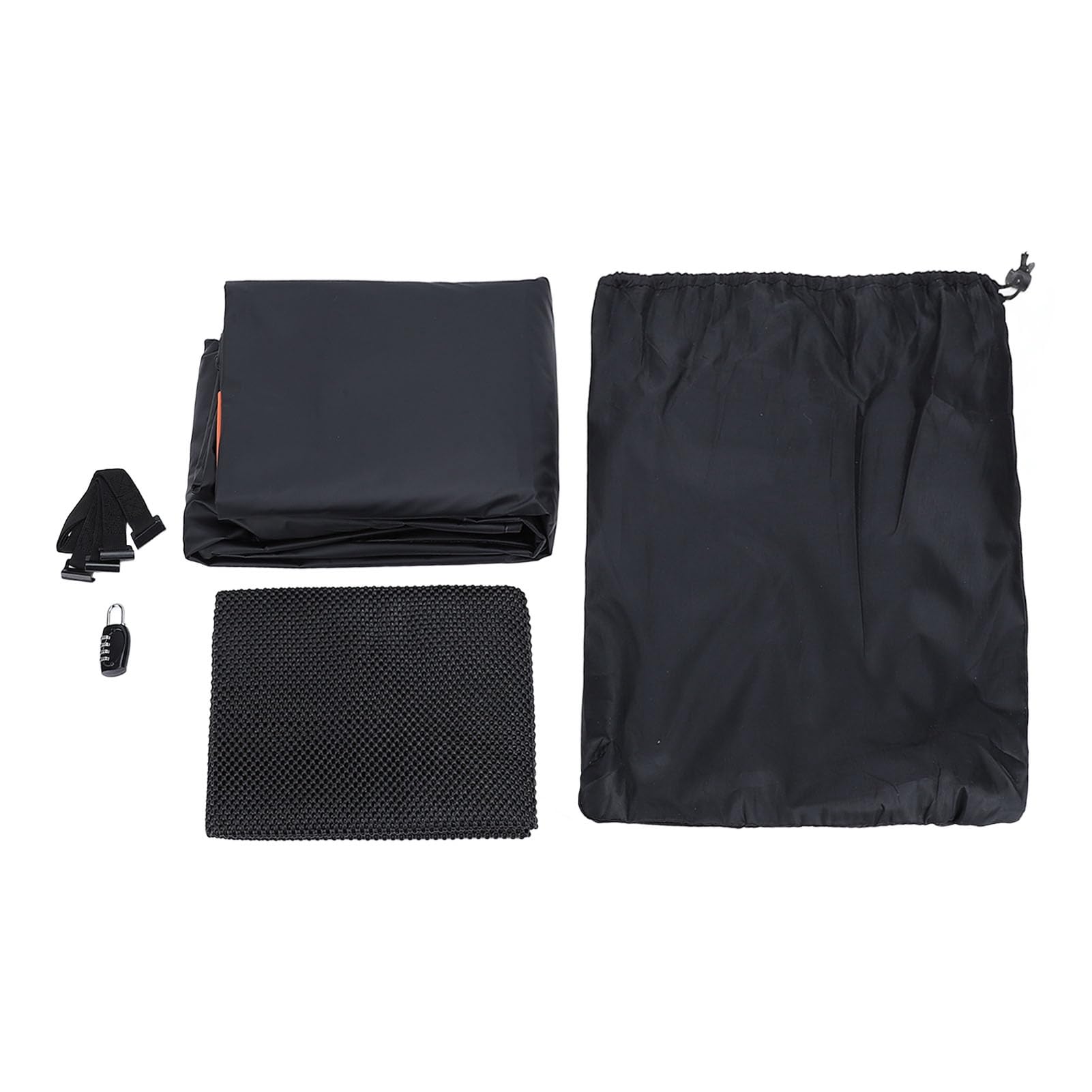 Keenso Torba Dachowa Tkanina z Siatki PCV Torba ładunkowa na Dachu 44,09 X 33,86 X 16,93 Cala Wodoodporna Ochrona Przed Słońcem Bagażnik Dachowy o Dużej Pojemności do Samochodu Typu SUV Samochód