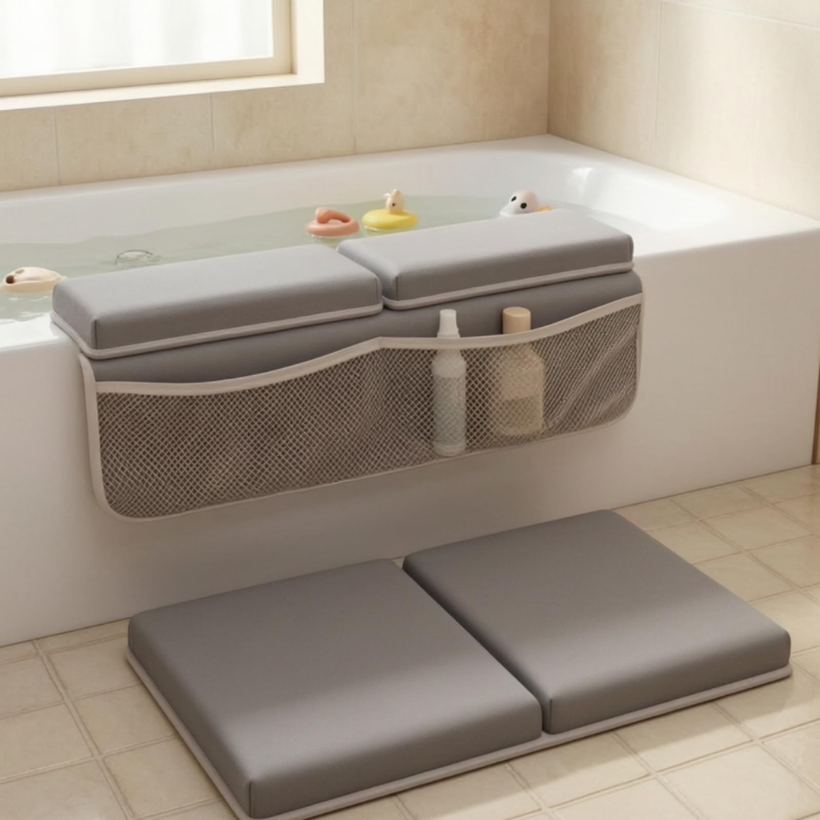 Inginocchiatoio da Bagno Morbido | Imbottito, Cuscino per Ginocchia da Bagno, Bagnetto