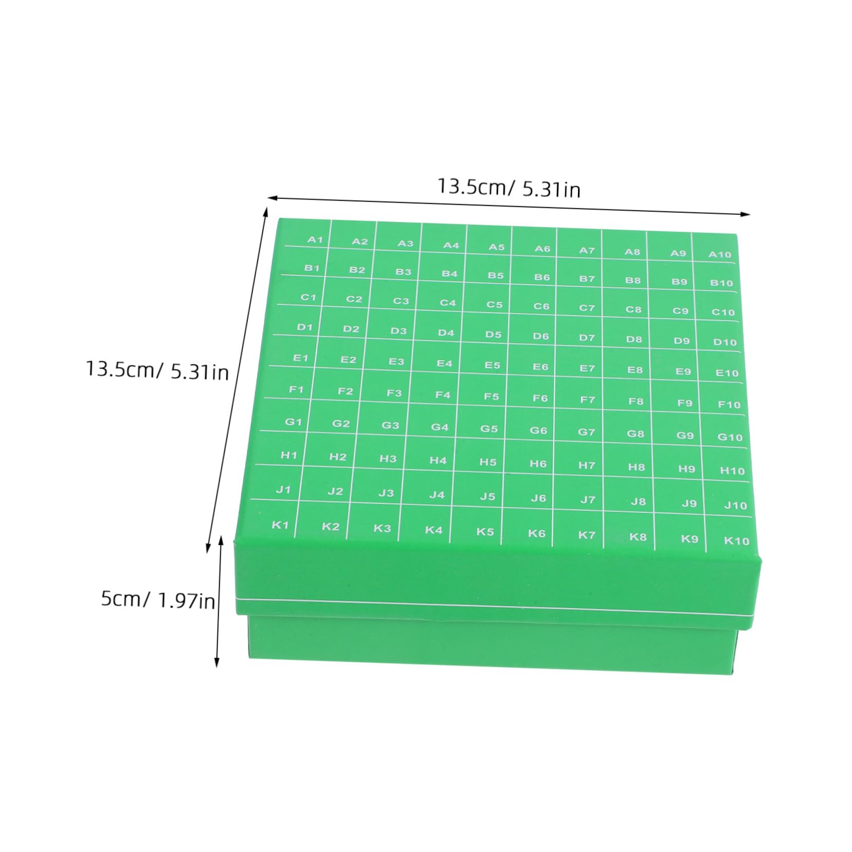 MUCKLILY Microtube Box Cardboard Lid Storage Waterproof Test Tube Holder for Lab Use