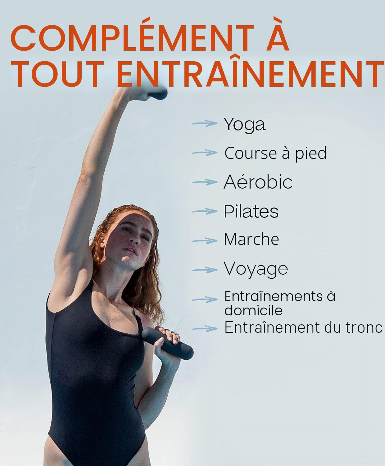 Bala Barres – Lot de 2 (1,4 kg chacune) | Ensemble d'haltères | Yoga, danse, barre, pilates, cardio, aérobic, marche