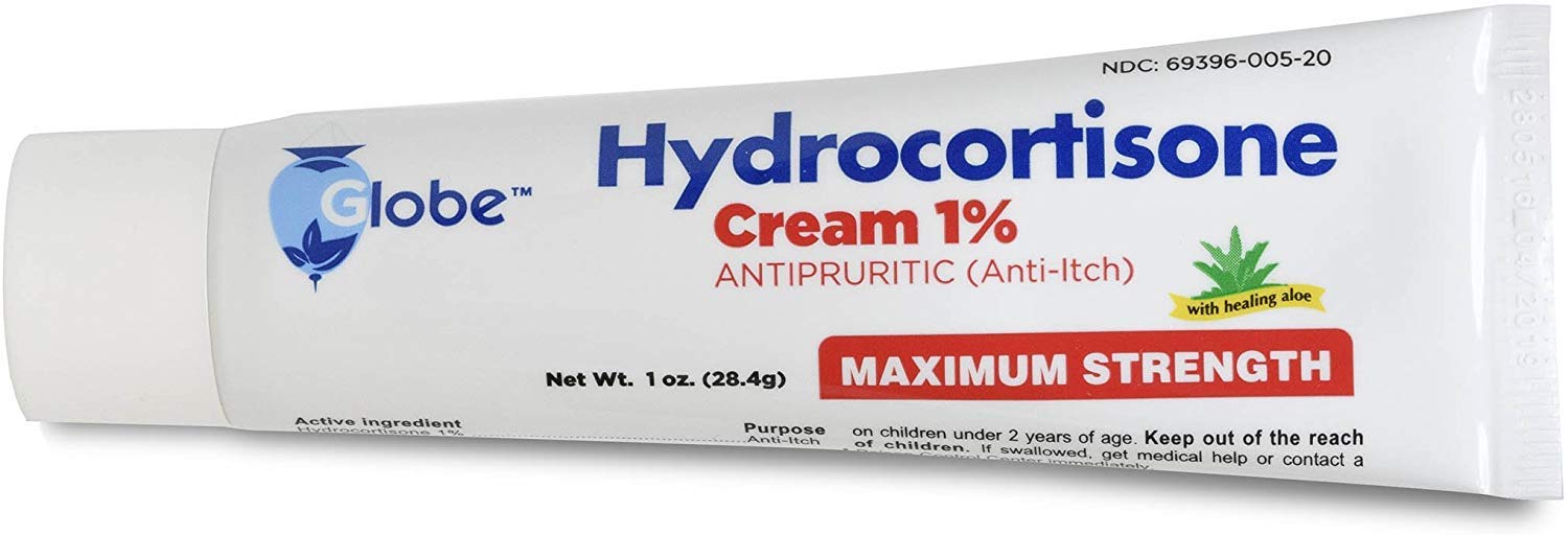 Globe Hydrocortisone Maximum Strength Cream 1 w/ Aloe, AntiItch