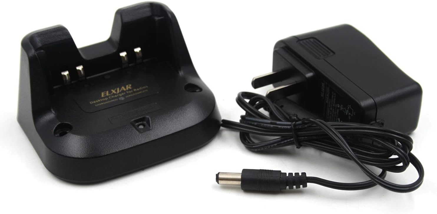 (2-Pack) BC-202 Rapid Charger for ICOM ID-31A ID-31E ID-51A ID-51E Radio BP-271/BP-272 Battery Charger Two Way Radio