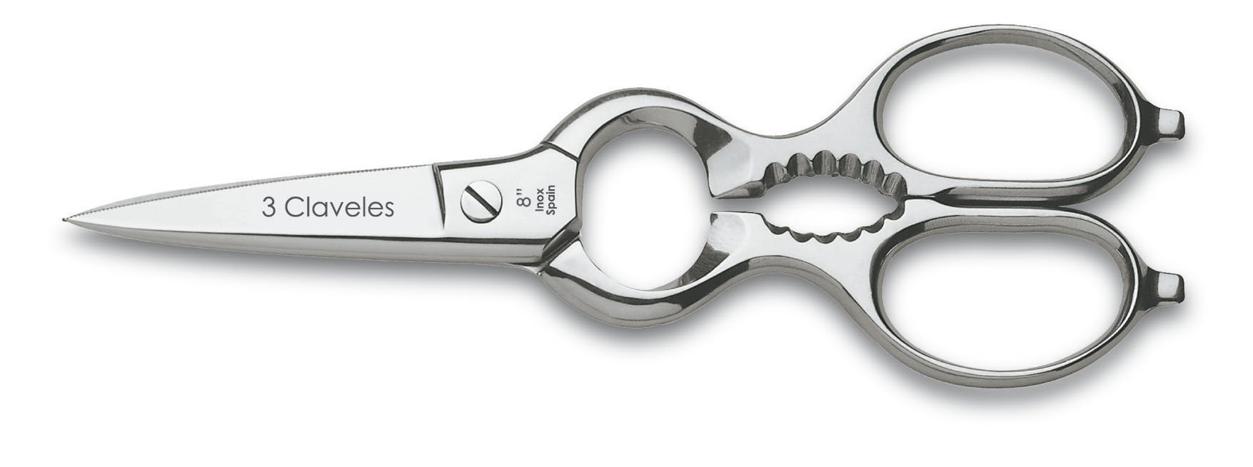 3 claveles400 - Multi-Purpose Stainless Steel Kitchen Shears, 20.32 cm