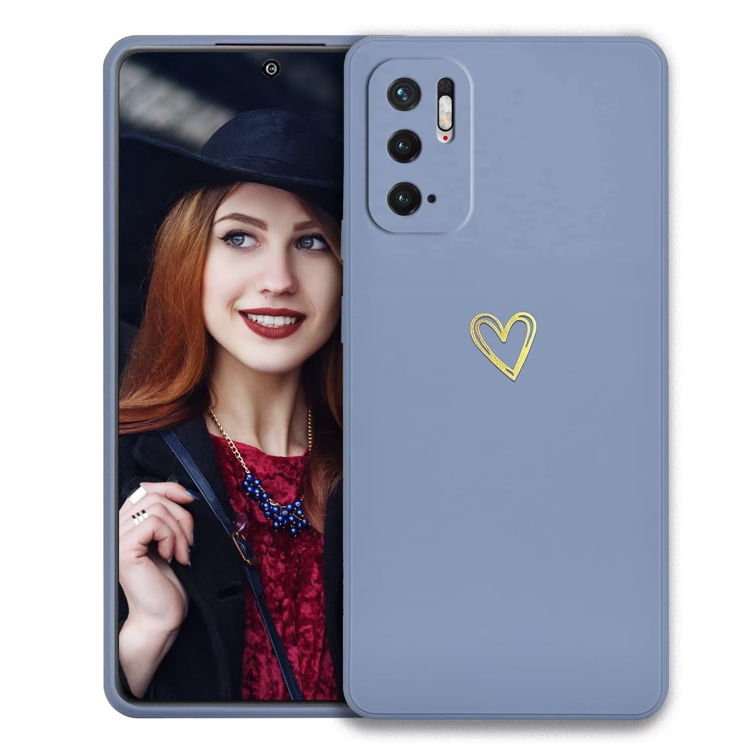 Cadorabo Hoesje Voor Xiaomi RedMi NOTE 10 5G / POCO M3 PRO 5G In Glossy Mintgroen Goud Beschermende Hoes Van Flexibel Tpu Silicone En Met Camerabescherming
