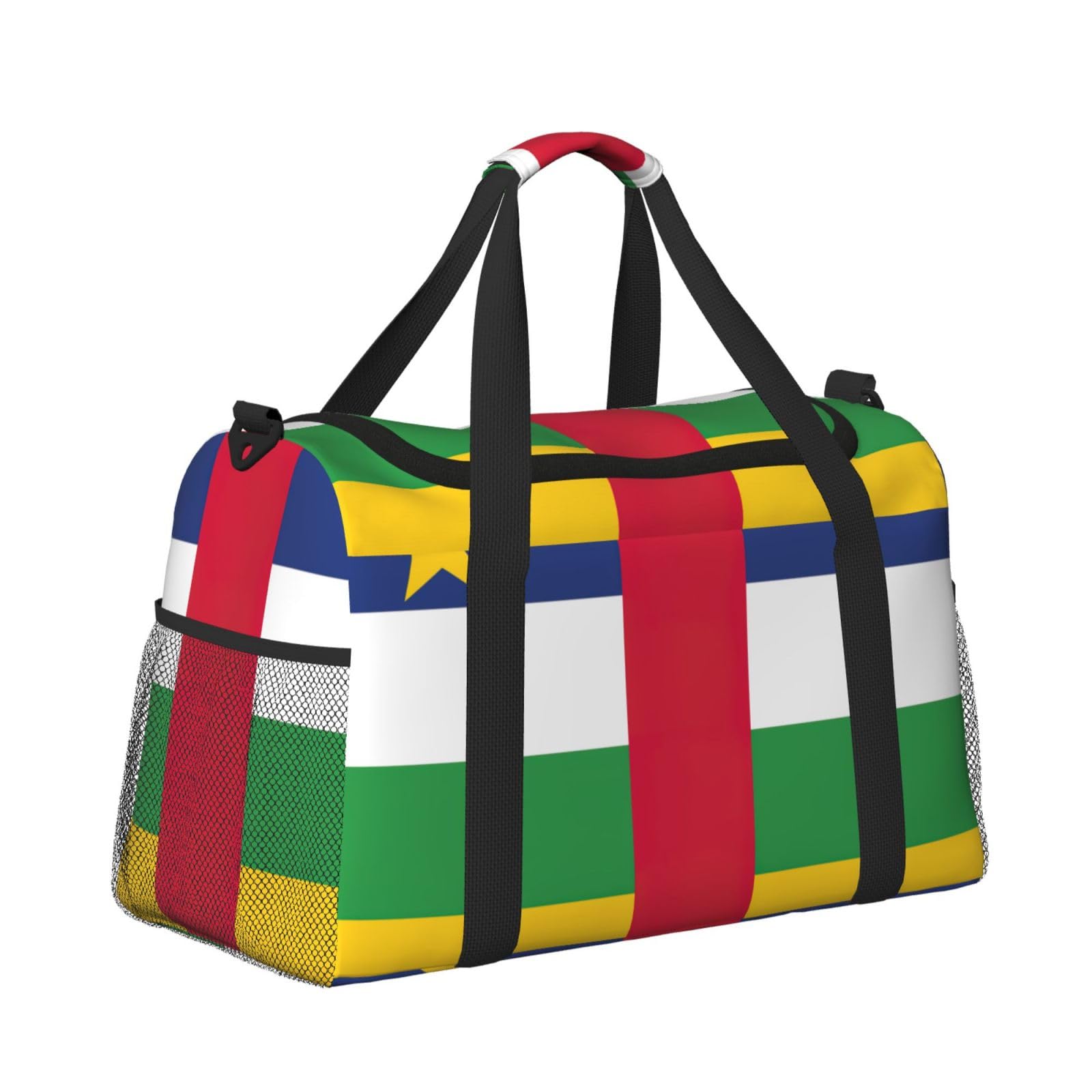 Flaga Środkowej Afryki Torba na ramię Kobiety Mężczyźni Torba podróżna Crossbody Torebka Torba na ramię Torebki robocze Codzienna torba Hobo