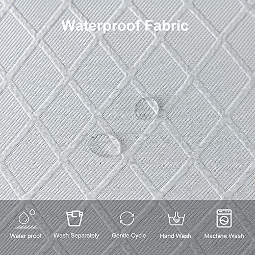 Image of Genina Waterproof Seat Covers for Dining Room Chair Cushion Covers Set of 4