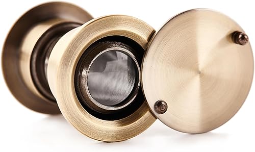 Miniatura 8 de Visor de seguridad de seguridad unidireccional para puerta delantera con ángulo de 220 grados, mirilla resistente hecha de latón con cubierta de