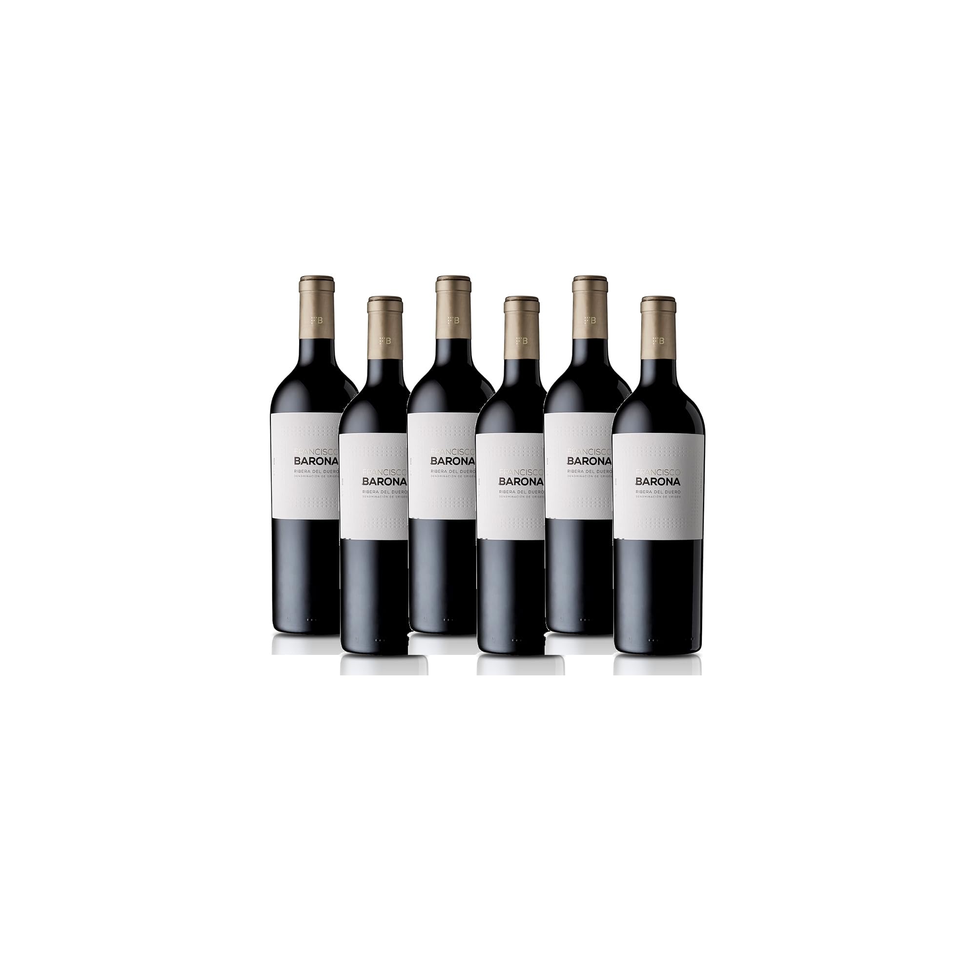 Francisco Barona vino tinto premium selección gourmet – 6 Botellas x 75 cl