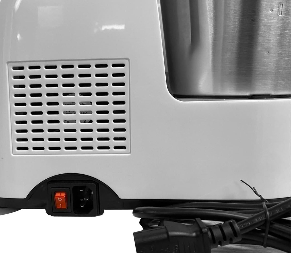 Royal Swiss Robot de Cocina Multifunción 1800W - Mezclador, Cocina, Amasadora, Pantalla LCD, Cuenco Inox 2,5L, 10 Velocidades, 5 Programas Preestablecidos, 10 Velocidades, Seguridad Térmica y